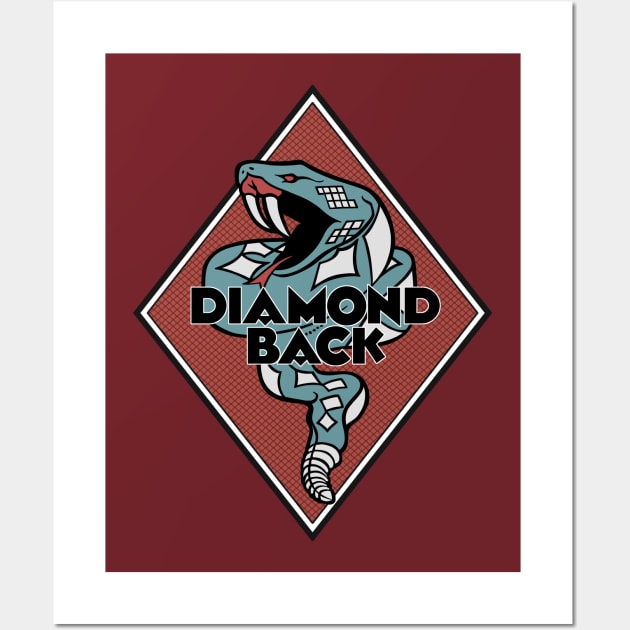 DIAMOND BACK Wall Art by DCMiller01